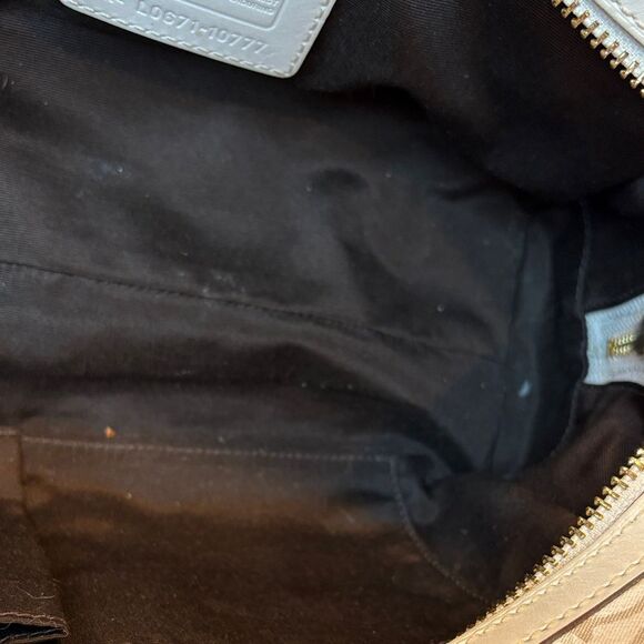 Coach Bag Purse Handbag Optic C Signature Logo Double Handle Doctor Satchel - Picture 15 of 16